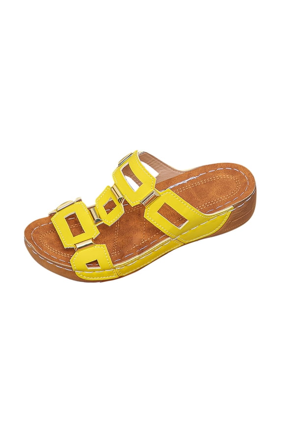 Women's Mary Jane Wedge Shoes - Adjustable Strap Comfort Footwear, Suede Round Toe Pumps, Trendy Casual Dress Shoes, Arch Support Walking Shoes