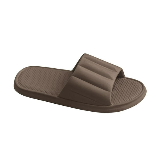 RUIYANQI Women's and Men's Soft Cushioned Slide Sandals Lightweight Comfortable EVA Slippers Non Slip Bathroom Footwear Quick Drying Pool Beach Shoes for Indoor Outdoor Daily Wear