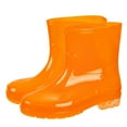 thumbnail image 1 of RUIYANQI Women’s Rain Boots Waterproof PVC Rain Shoes Colorful Transparent Jelly Booties Non Slip Outdoor Garden Puddle Shoes for Women Cute Stylish Rainwear Orange Women Sandal, 1 of 4