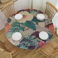 thumbnail image 1 of RUIYC Free Waterproof Round Tablecovers - Charming Hawaii Flower Pattern Glam Wedding Decor, Or Round Tables Tablecovers for Show, Dinner Parties, 1 of 7