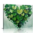 thumbnail image 1 of RUIYC Shamrock St. Patrick's Day Print Watercolor Clover Print Home Decor St. Patrick's Day Print, Modern Canvas Wall Art, Wall Art, 1 of 5