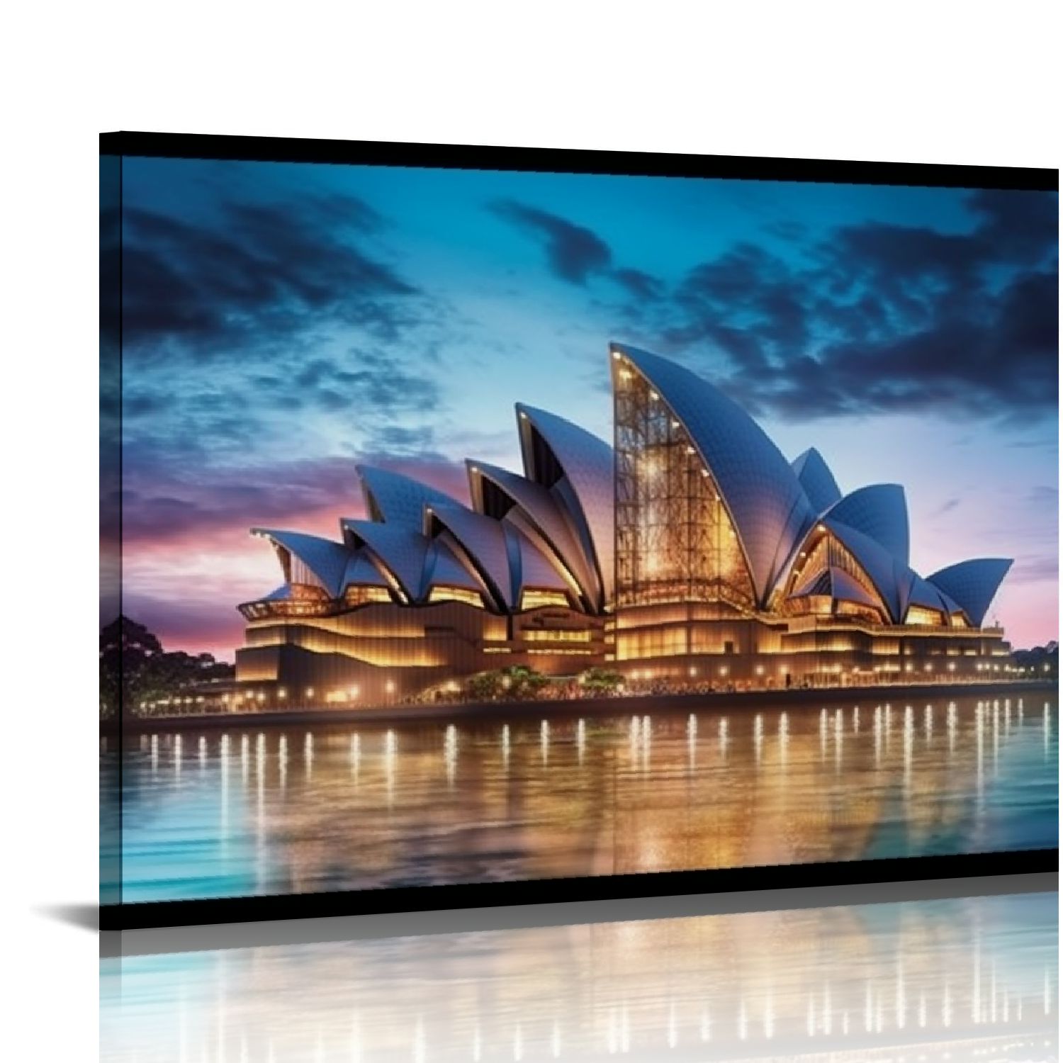 RUIYC Sydney Opera House Poster Canvas Painting Posters And Prints Wall