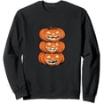 thumbnail image 1 of RUIYC  Womens Fall Pumpkin T-Shirts Funny Short Sleeve Halloween Graphic Tees Tops Long Sleeve Shirt, 1 of 3