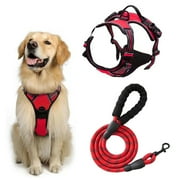 RUIYUNZHUZHU Dog Harness and Leash Combo Suitable for Medium-Sized Dogs