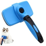 RUIYUNZHUZHU Dog Slicker Brush for Shedding and Grooming Blue