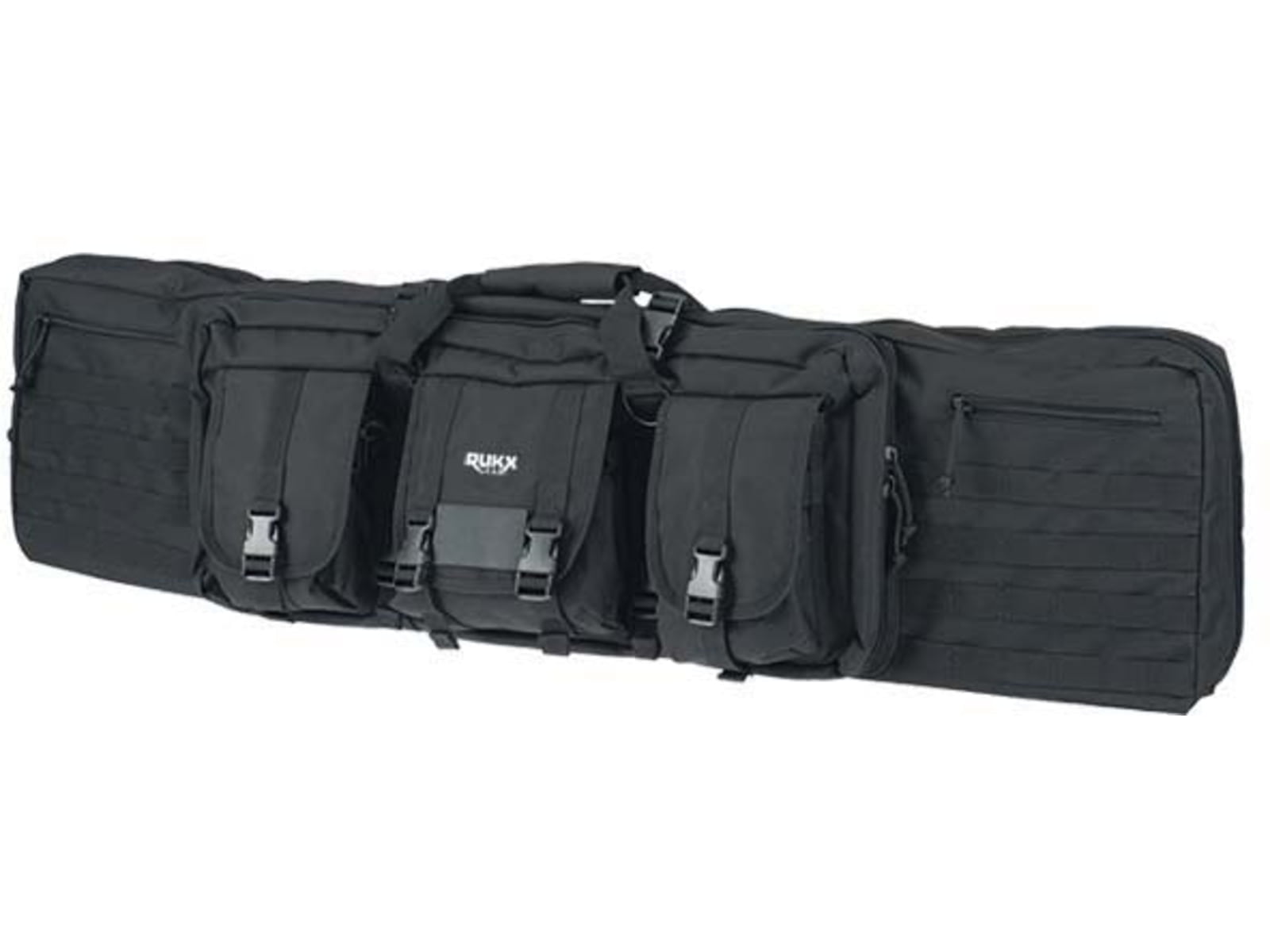 RUKX Gear 42 in Double Rifle Bag, Black