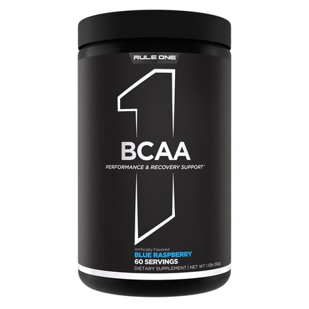 RULE 1 BCAA 60 serv Blue Raspberry Branched Chain Amino Acids 432g