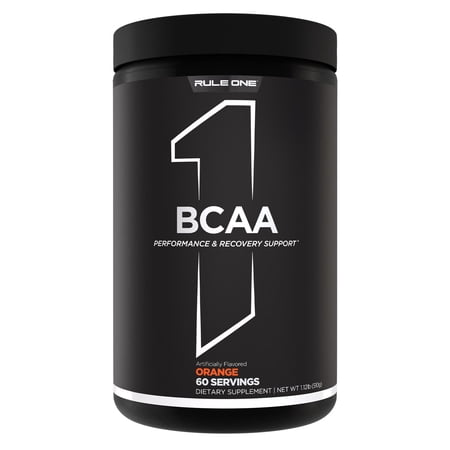 RULE 1 BCAA 60 serv Orange Burst Branched Chain Amino Acids 444g