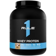 Rule 1 Proteins Whey Protein   24g Fast-Acting Protein from All-Whey Sources with Naturally Occurring EAAs & BCAAs for Workout Recovery or Anytime Use 5 Pounds, Caf  Mocha