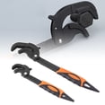 thumbnail image 1 of RULLINE 2PCS Quick Multi-Function Spanner Power Grip Pipe Wrench Set Compatible with 14-60mm Pipes Nuts Screws Adjustable Wrench, 1 of 7