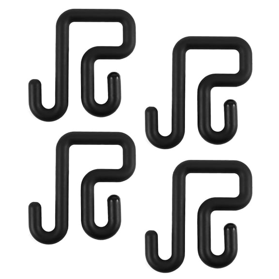 RULLINE 4 Pcs 3" Lineman Bucket Hooks for Blankets, Aerial Basket Hooks, Lineman Bucket Tool Holders, Tool Bag, 40lbs