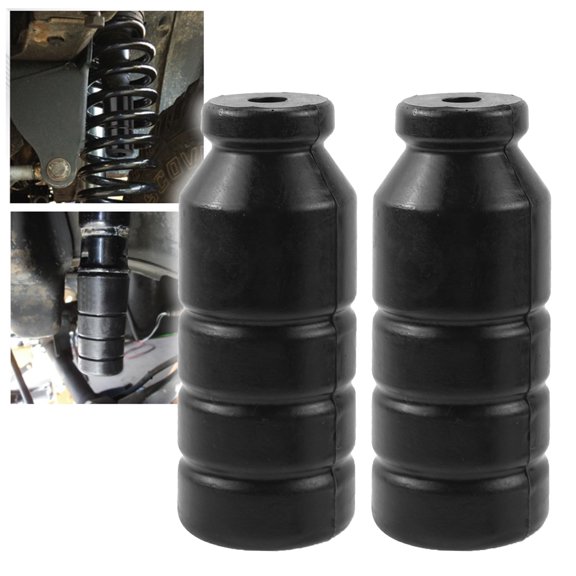 RULLINE 5"XJ Front Bump Stops XJ Extended Bump Stops Compatible with Jeep Cherokee XJ 1984-2001, Polyurethane Extended Front Bumper Replacements, Easy Direct Install, 2-Pack