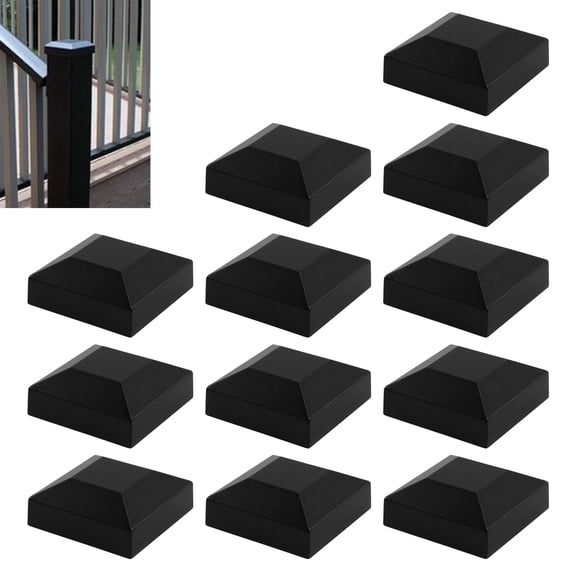 Balcony Column Railing 6x6 Deck Post Caps for Outdoor Home Projects