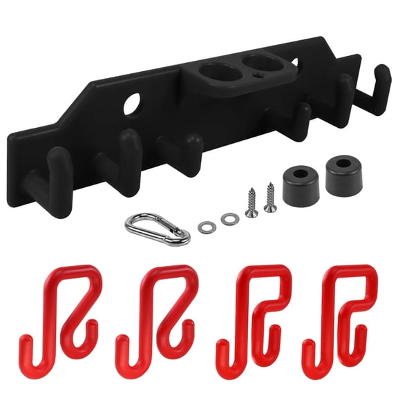 RULLINE Lineman Tool Board Bucket Truck Tool Organizer for Bucket Hooks and Lineman Bucket Accessories Including 2PCS 2 and 2PCS 3 Aerial Bucket Hooks