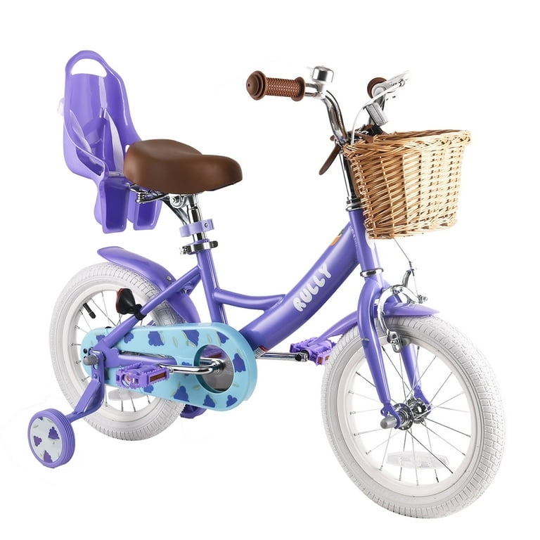 RULLY Grape Kids Bike 16 Inch Bicycle for Girls Ages Years