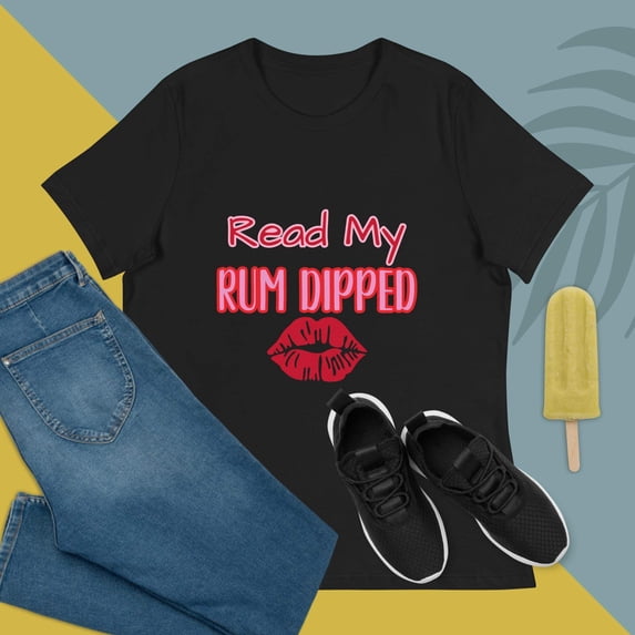 RUM/ALCOHOL THEMED - Fun Times Women's Flirty and Stylish Relaxed Graphic Tee Shirt/T-Shirt
