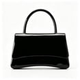 thumbnail image 1 of RUMANLAND Women's Glossy Patent Leather Top Handle Handbag, Vintage Evening Shoulder Purse for Party, Wedding and Daily Wear, 1 of 7