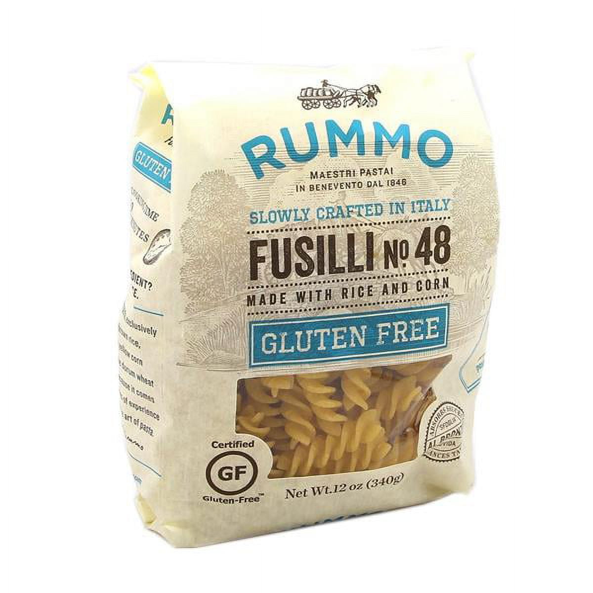 RUMMO Fusilli Pasta Gluten Free, 12 oz