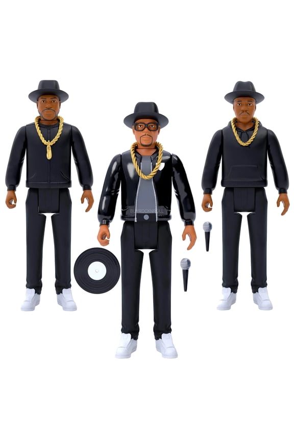 RUN DMC Collectible 2022 Handpicked Super7 RUN DMC ReAction Figure Set