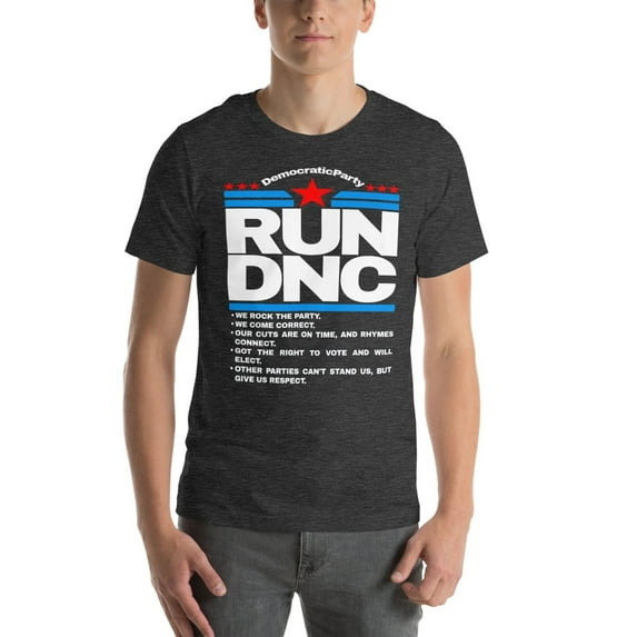 RUN DNC Democratic Party Campaign Design Unisex t-shirt
