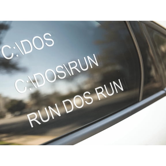 RUN DOS RUN - Vinyl decal