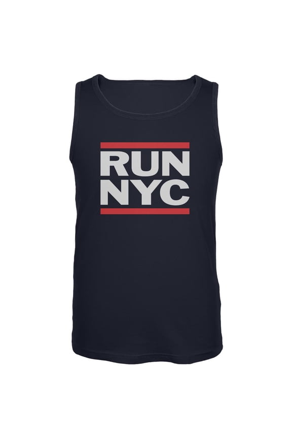 RUN NYC Navy Adult Tank Top - Small