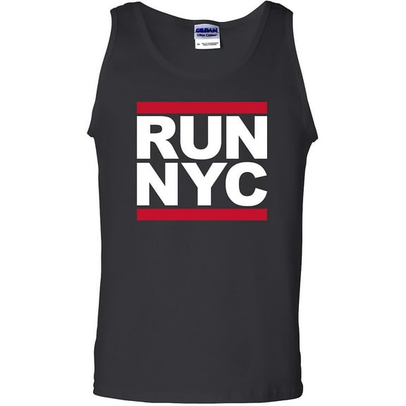 RUN NYC Tank Top in black