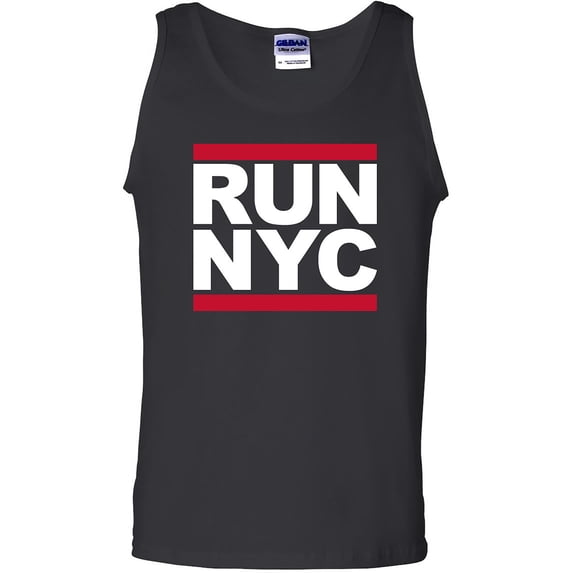 RUN NYC Tank Top in black