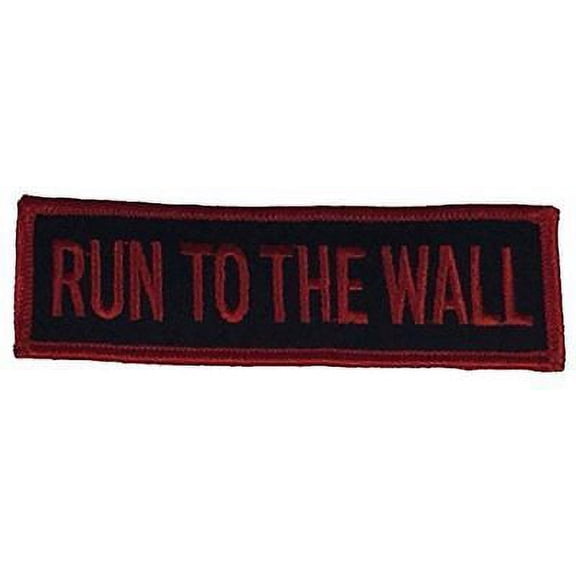 RUN TO THE WALL PATCH BIKER MOTORCYCLE CLUB MC VIETNAM MEMORIAL VETERAN