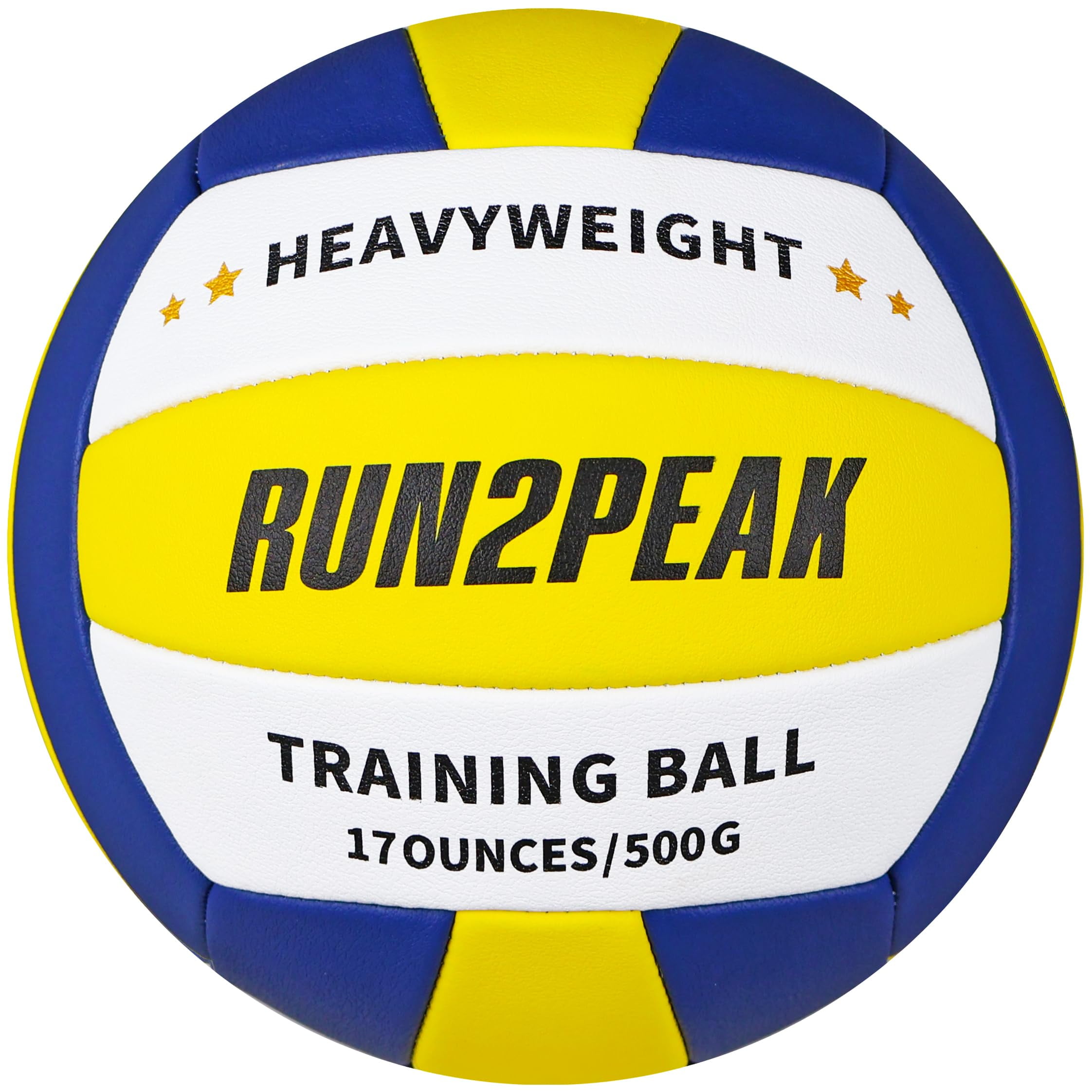 RUN2PEAK 1.1 LBS Weighted Volleyball for Setters Official Size 5 Heavy