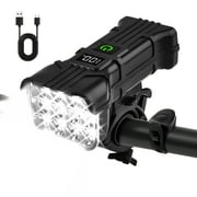 RUNACC Bike Light 1000LM Rechargeable LED 5 Modes Front Light with Bike Horn for Night Riding