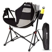 RUNACC Rocking Camping Chairs Adult with Wide Seat Portable Hammock Camping Chair, 265 lbs Capacity, Heavy Duty Compact Outdoor Folding Rocker Chair for Camping Hiking Gardening Travel Beach Picnic