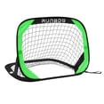 thumbnail image 1 of RUNBOW 3.3x2.2ft Pop Up Portable Soccer Goal for Kids Children's Soccer Net Outdoor Fun in Backyard and Beach（3.3x2.2ft, Green，1 Pack）, 1 of 8