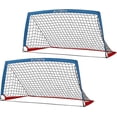 thumbnail image 1 of RUNBOW 6x4 ft Portable Kids Soccer Goal for Backyard Practice Soccer Net with Carry Bag, 1 of 7