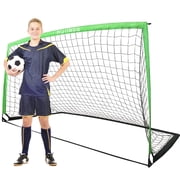 RUNBOW 9x5 ft Portable Kids Soccer Goal for Backyard Goals Adult Junior Soccer Net with Carry Bag