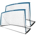 thumbnail image 1 of RUNBOW 9x5 ft Portable Kids Soccer Goal for Backyard Goals Adult Junior Soccer Net with Carry Bag, 1 of 7