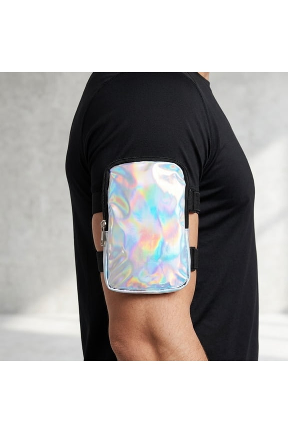 Holographic Drop Leg Bag Adjustable Thigh Pouch for Women Festival Rave