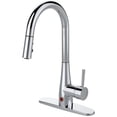 thumbnail image 1 of RUNFINE Single-Handle Pull-Down Sprayer With Hands-Free Kitchen Faucet Chrome, 1 of 8