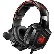 RUNMUS K8 Gaming Headset for Xbox One, PS4 Headset with Surround Sound, Over Ear Headphones with Noise Canceling Mic and RGB Light, Compatible with Nintendo Switch Mac deal from Walmart