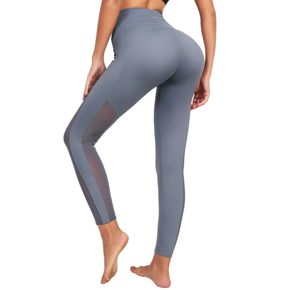 RUNNING GIRL High Waist Mesh Yoga Leggings for Women Sports Tights XL