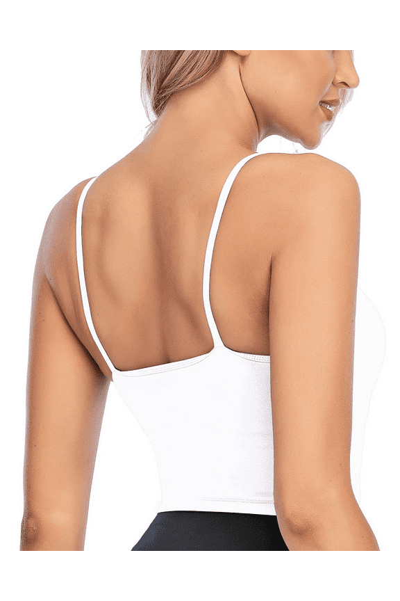 Women Sports Bra Crisscross Back Medium Support Padded Bra