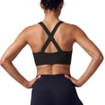 thumbnail image 1 of RUNNING GIRL Women's Athletic Sports Bra with Built-In Cups Medium Support Criss Cross Back Workout Yoga Bra for Running Gym Fitness, 1 of 3