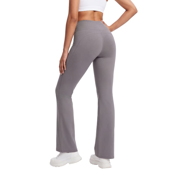 RUNNING GIRL Women’s High Waisted Flare Leg Yoga Pants Workout Leggings Tummy Control Athletic Pants