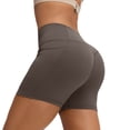 thumbnail image 1 of RUNNING GIRL Women's High Waisted Yoga Shorts with Pockets, Tummy Control Workout Biker Shorts for Running, Gym, Fitness, Athletic Training, 1 of 5
