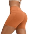 thumbnail image 1 of RUNNING GIRL Women's High Waisted Yoga Shorts with Pockets, Tummy Control Workout Biker Shorts for Running, Gym, Fitness, Athletic Training, 1 of 5