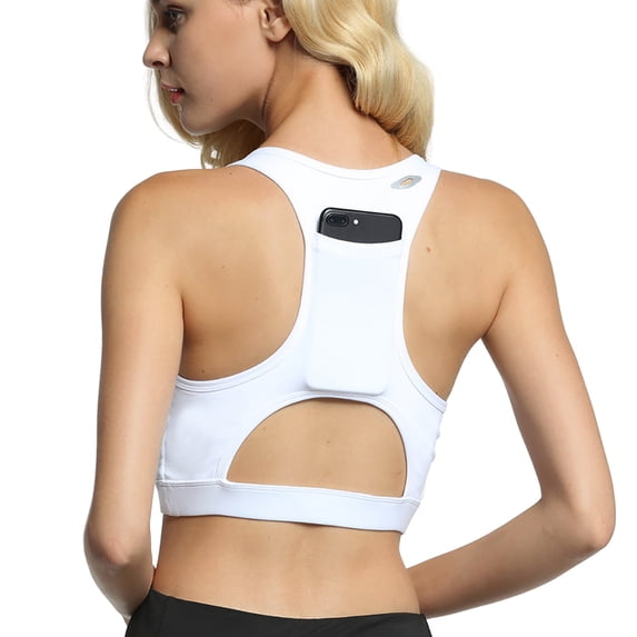 RUNNING GIRL Women's Racerback Sports Bra, Medium Support Padded Yoga Bra with Removable Cups, Breathable Workout Tank Top for Gym Running Training