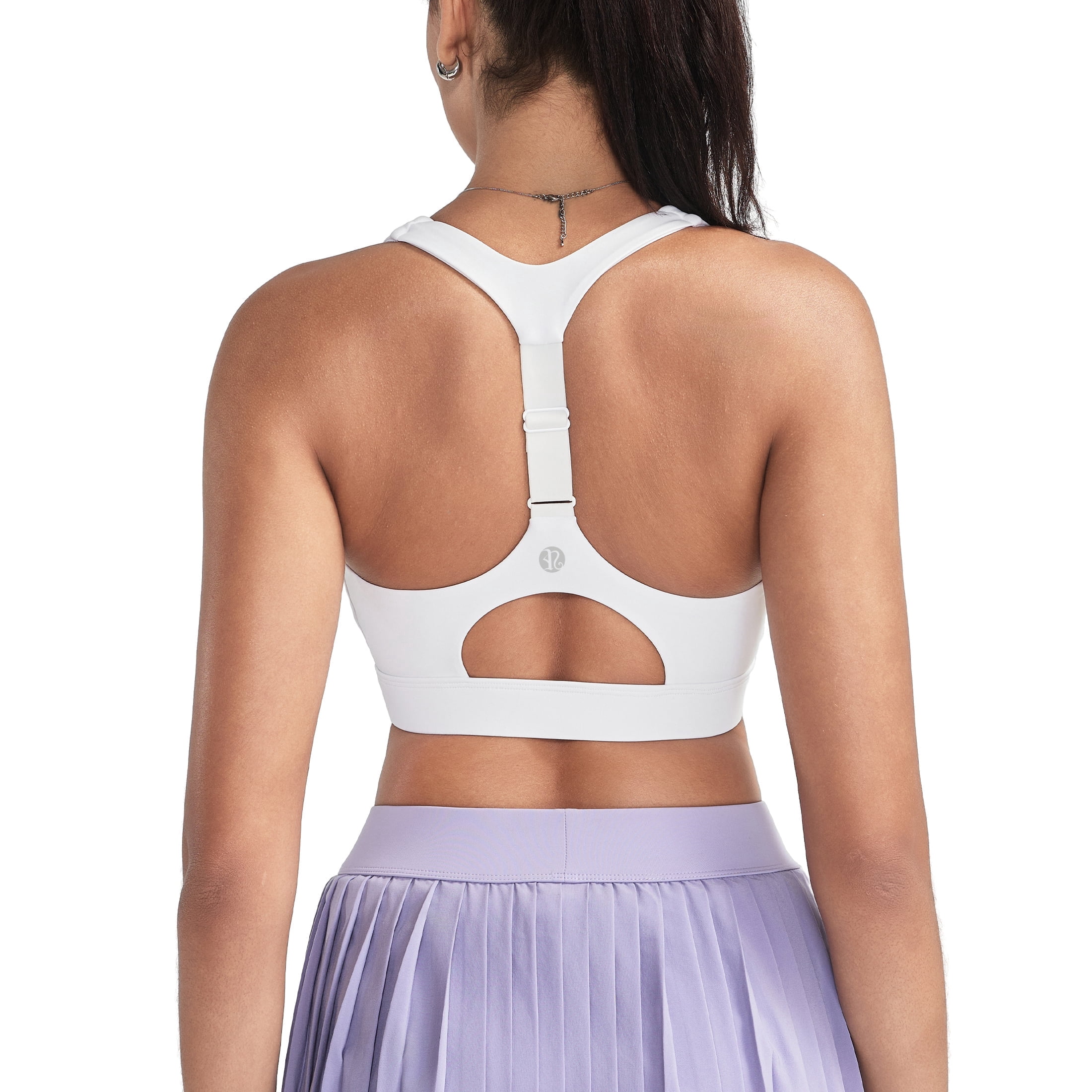 RUNNING GIRL Women’s Medium Support Sports Bra Adjustable Racerback Yoga Bra with Removable Pads — $20.39 (15% off)