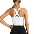 thumbnail image 1 of RUNNING GIRL Women’s Workout Tank Top with Built-in Sports Bra, Criss Cross Back Yoga Crop Tank for Gym Fitness, 1 of 6