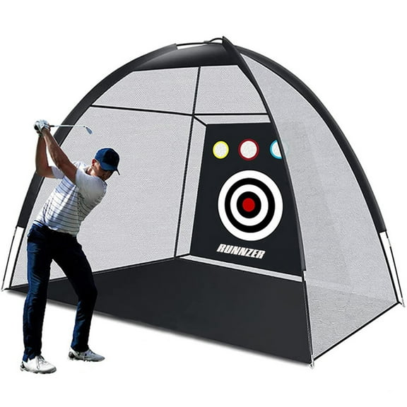 RUNNZER Golf Net Carry Bag, Golf Net for Backyard Driving Chipping Indoor
