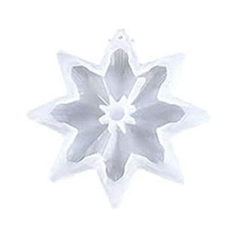 Resin Epoxy Mould Christmas Snowflake Silicone Mold DIY Jewelry Pendant  Craft